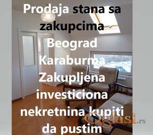 Selling flat with tenants Belgrade Karaburma tenanted investment property buy-to-let apartment SALE estate Serbia
